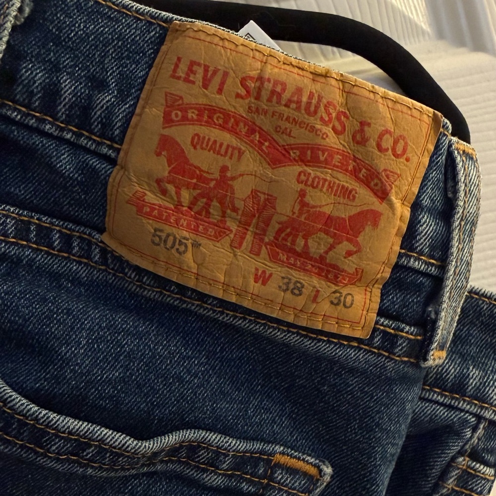Levi's 505 Men’s Dark Blue Straight Jeans